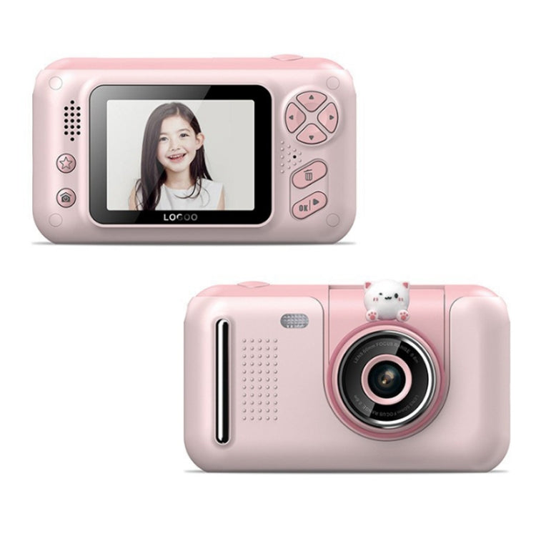 2.4 Inch Children HD Reversible Photo SLR Camera, Pink, Yellow Blue, Pink With Bracket, Yellow Blue With Bracket, Pink + 8G Memory Card + Card Reader, Pink + 16G Memory Card + Card Reader, Pink + 32G Memory Card + Card Reader