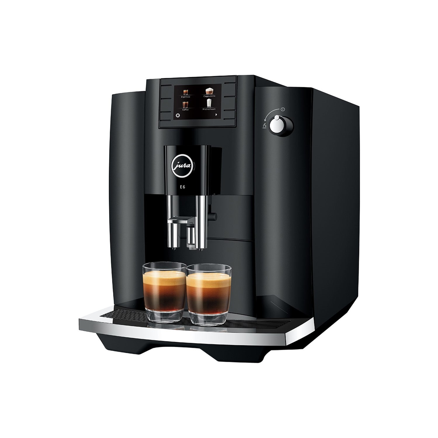 Jura 15511 E6 Fully Automatic Bean to Cup Coffee Machine - Black