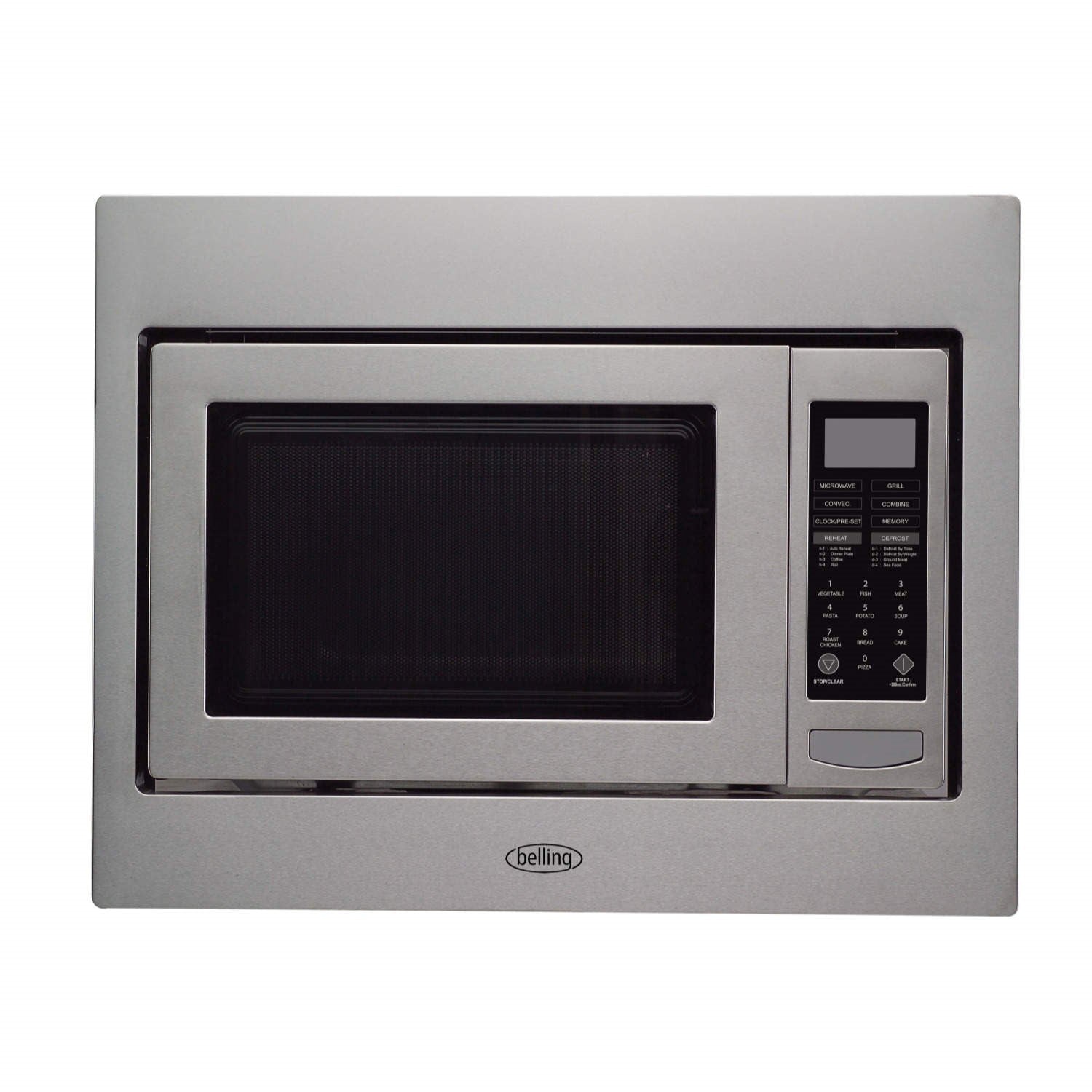Belling 444442598 BIMW60 Built-In Combination Microwave Oven - Stainless Steel