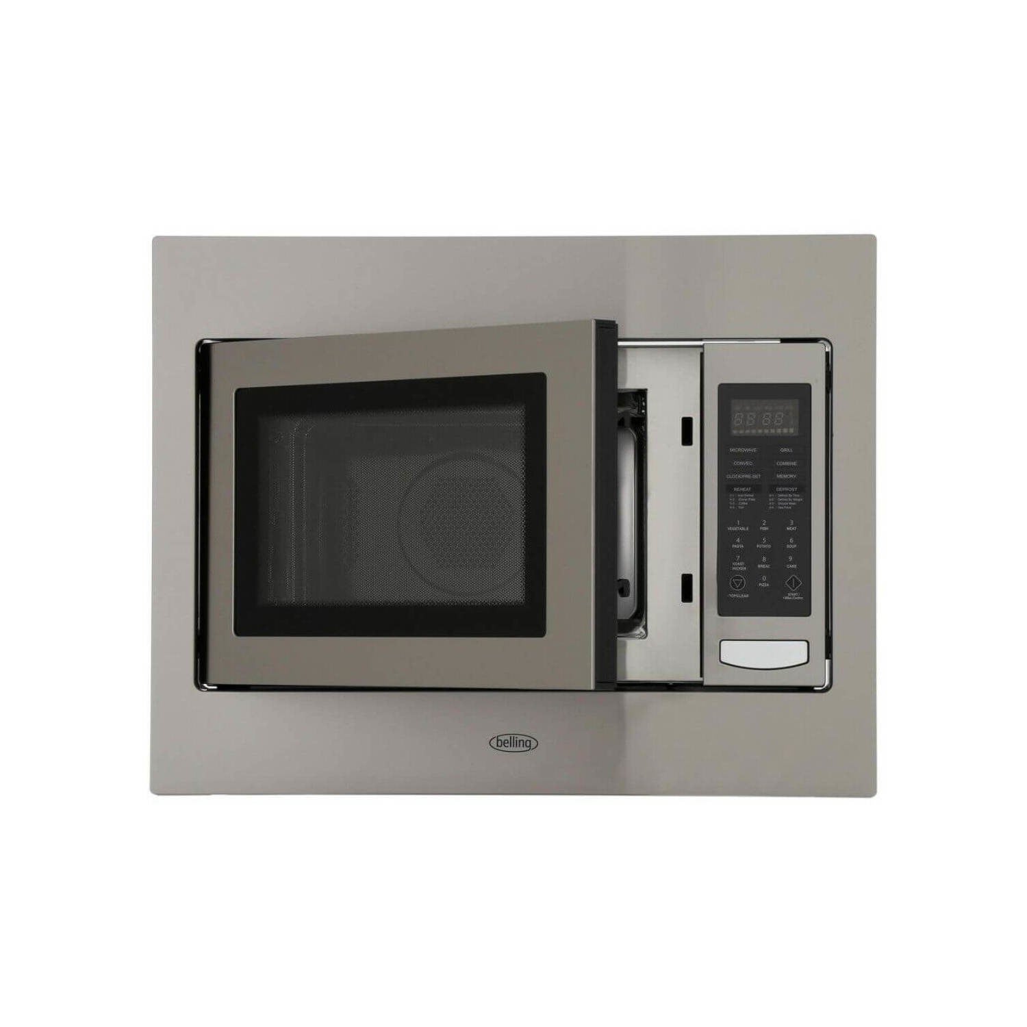 Belling 444442598 BIMW60 Built-In Combination Microwave Oven - Stainless Steel