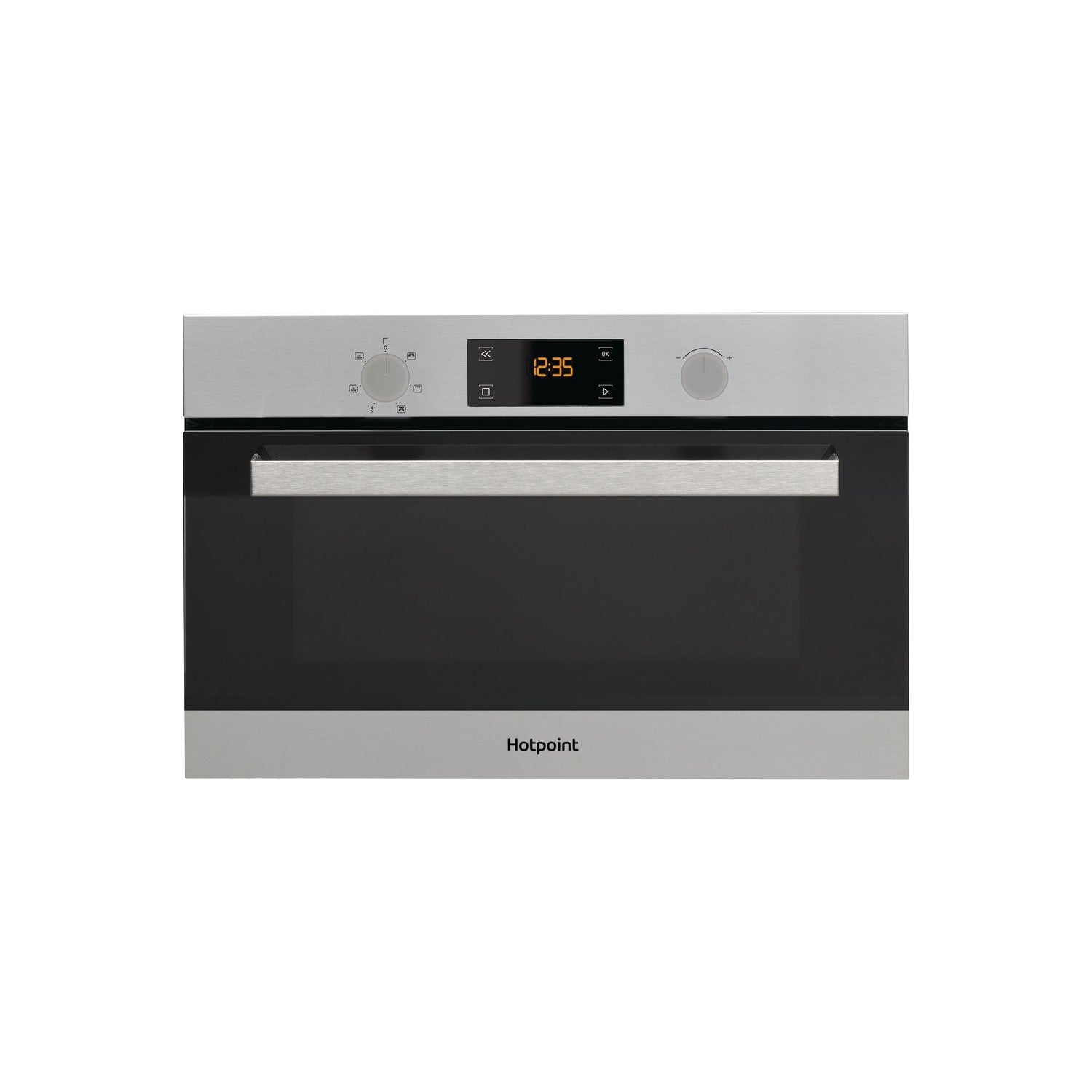 Hotpoint MD344IXH 31L 1000W Built-In Microwave with Grill - Stainless Steel