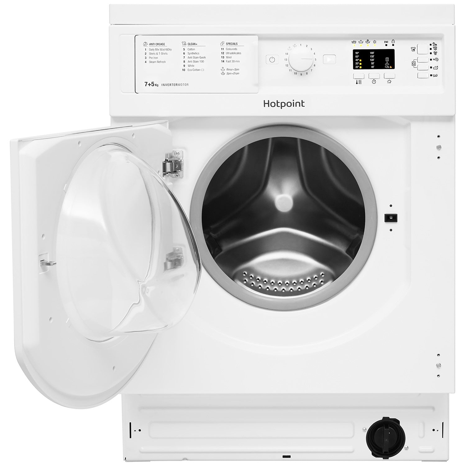 Hotpoint 7kg Wash 5kg Dry 1400rpm Integrated Washer Dryer