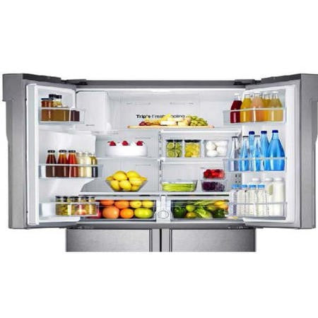 Refurbished Samsung RF56J9040SR 482 Litre American Fridge Freezer Stainless Steel