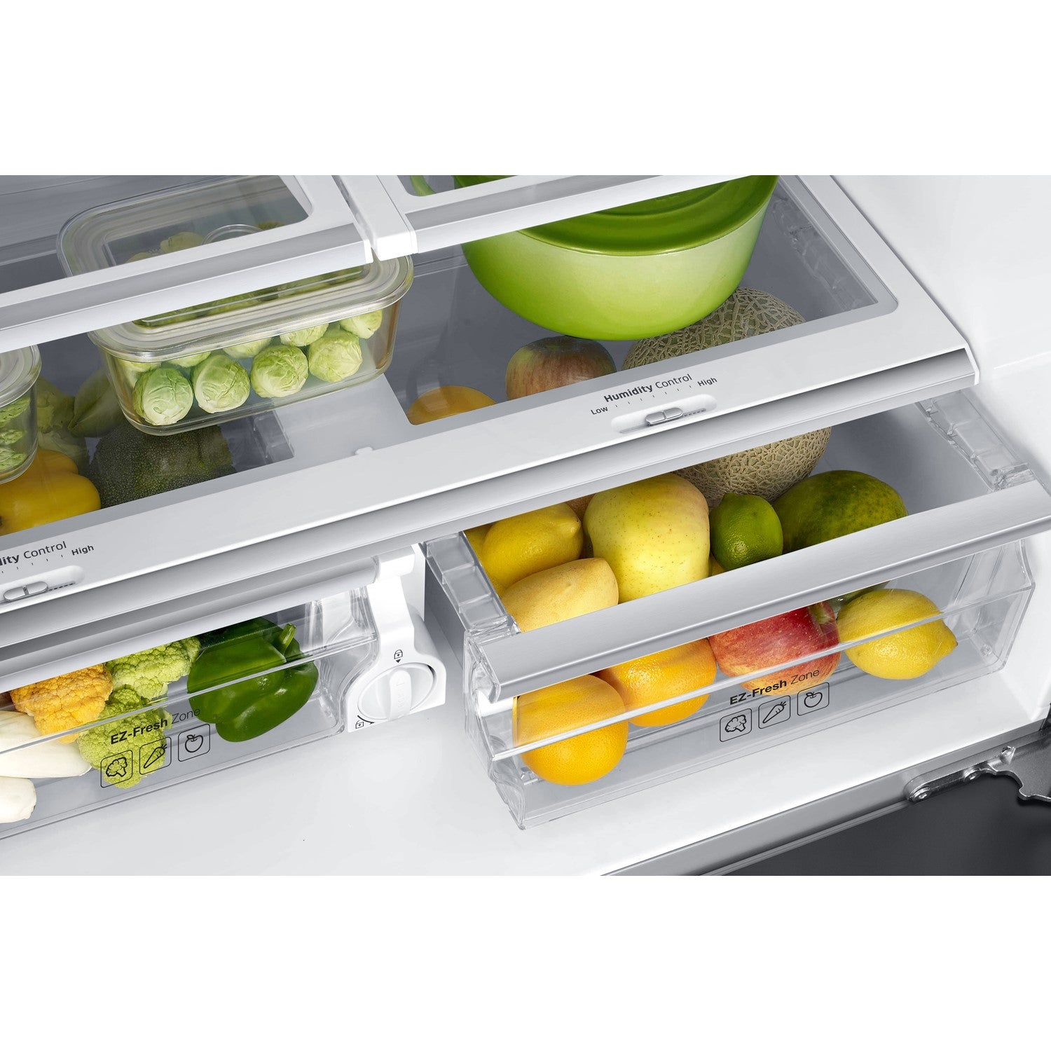 Refurbished Samsung RF56J9040SR 482 Litre American Fridge Freezer Stainless Steel