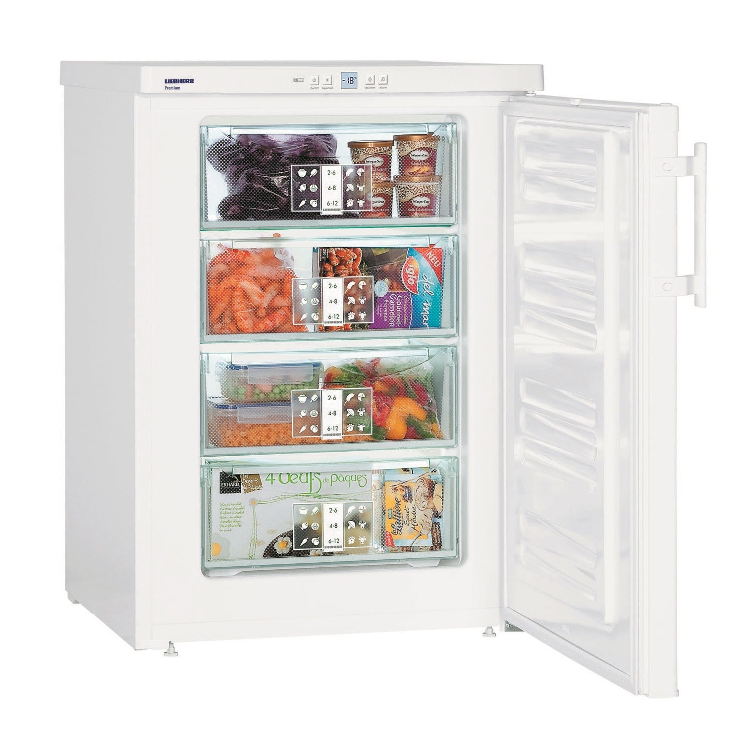 Liebherr 103 Litre Freestanding Under Counter Freezer - White