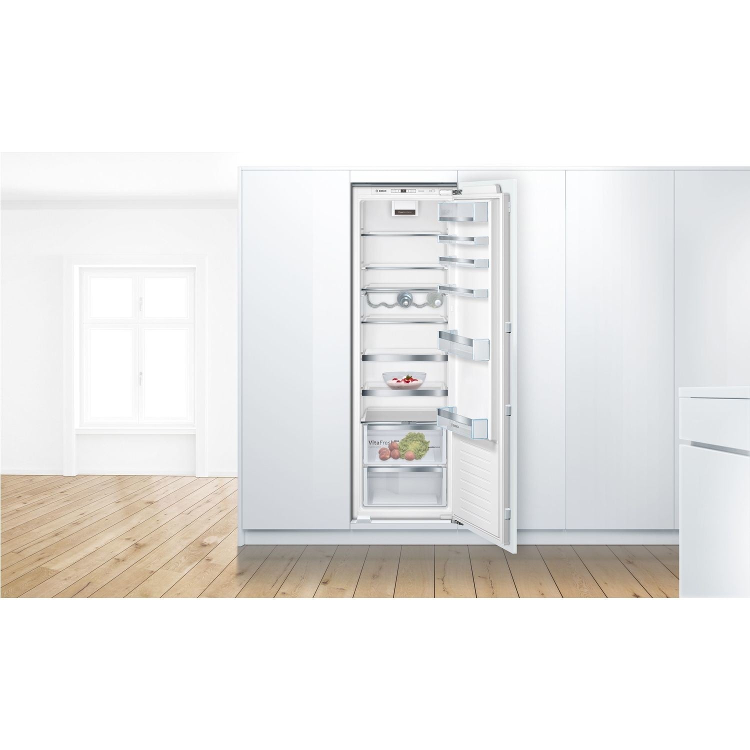 Refurbished Bosch Serie 6 KIR81AFE0G Integrated 319 Litre Tall Fridge