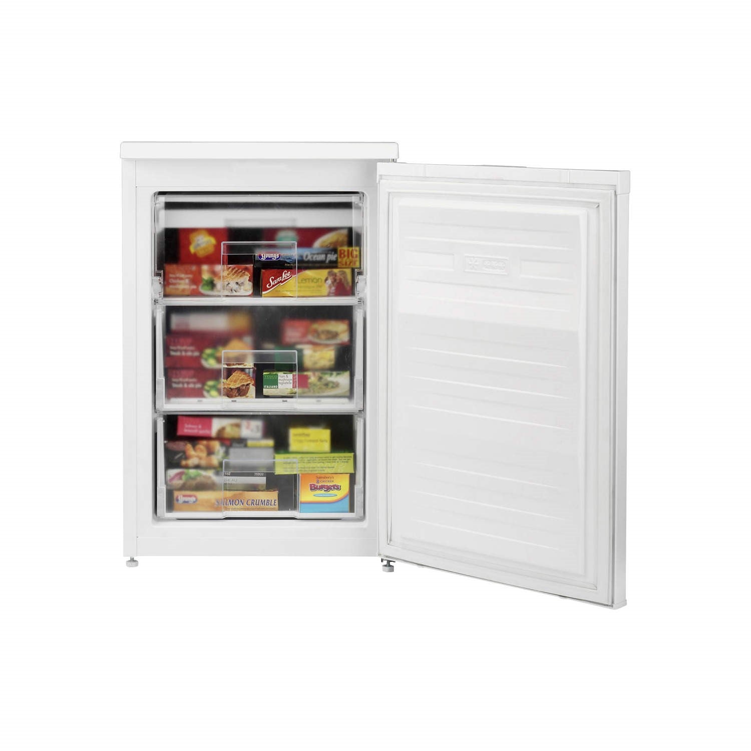 Beko 85 Litre Freestanding Under Counter Freezer - Silver