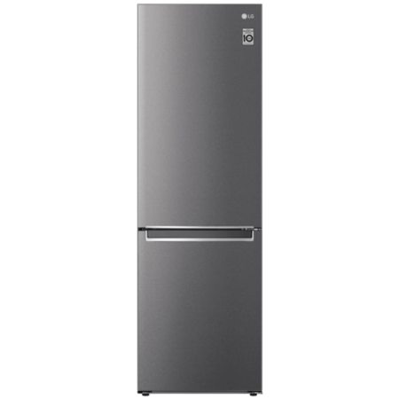 Refurbished LG NatureFRESH GBB61DSJEN Freestanding 341 Litre 60/40 Fridge Freezer Dark Graphite