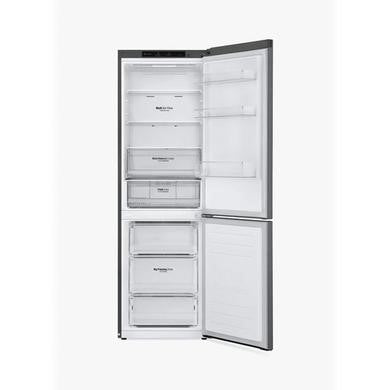 Refurbished LG NatureFRESH GBB61DSJEN Freestanding 341 Litre 60/40 Fridge Freezer Dark Graphite