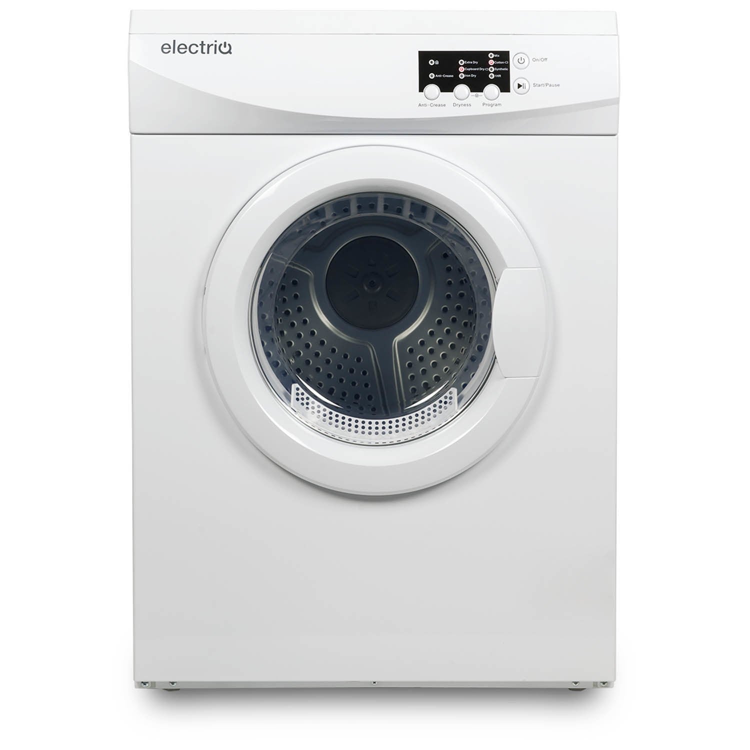 electriQ Freestanding 7kg Vented Tumble Dryer - White