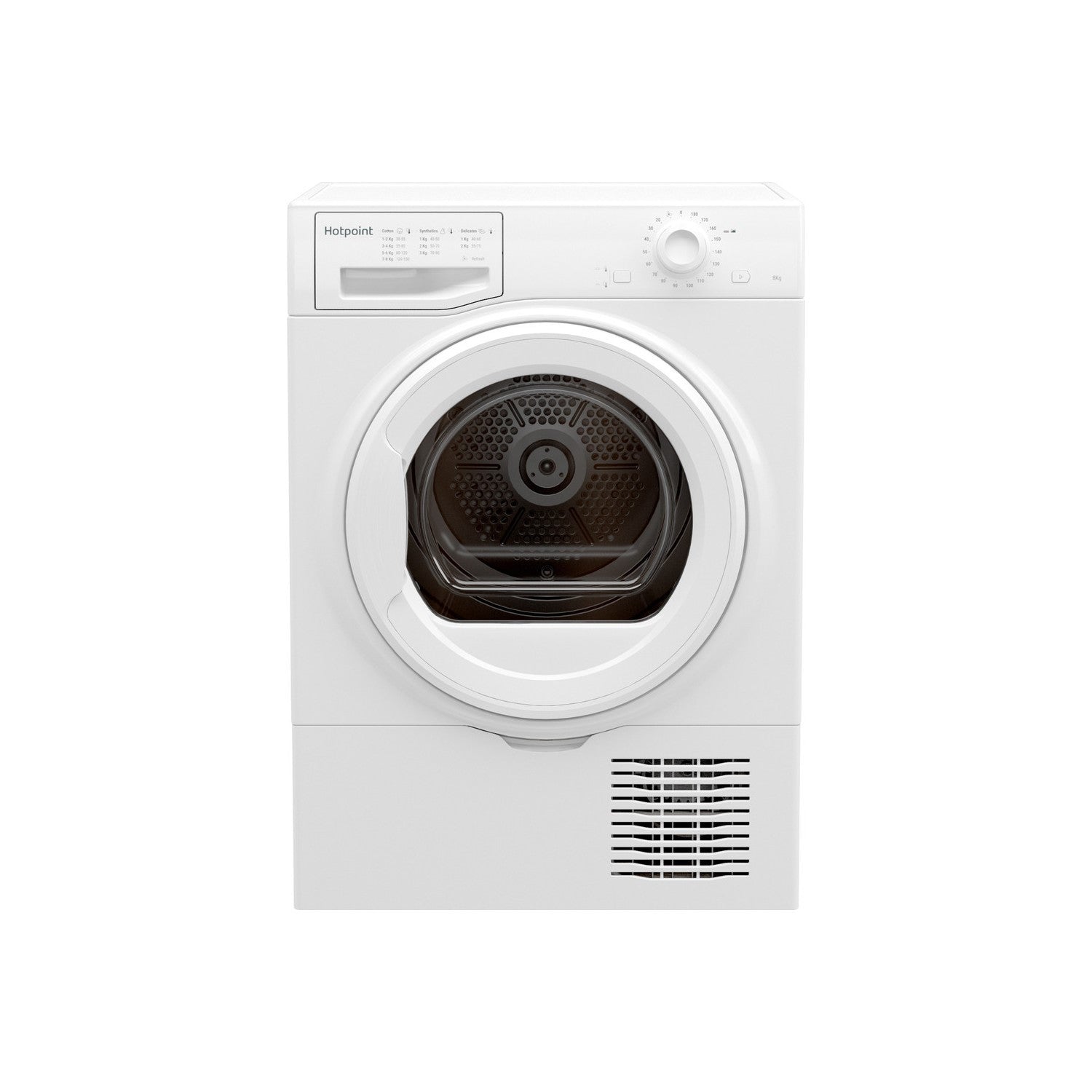 Hotpoint 8kg Freestanding Condenser Tumble Dryer - White