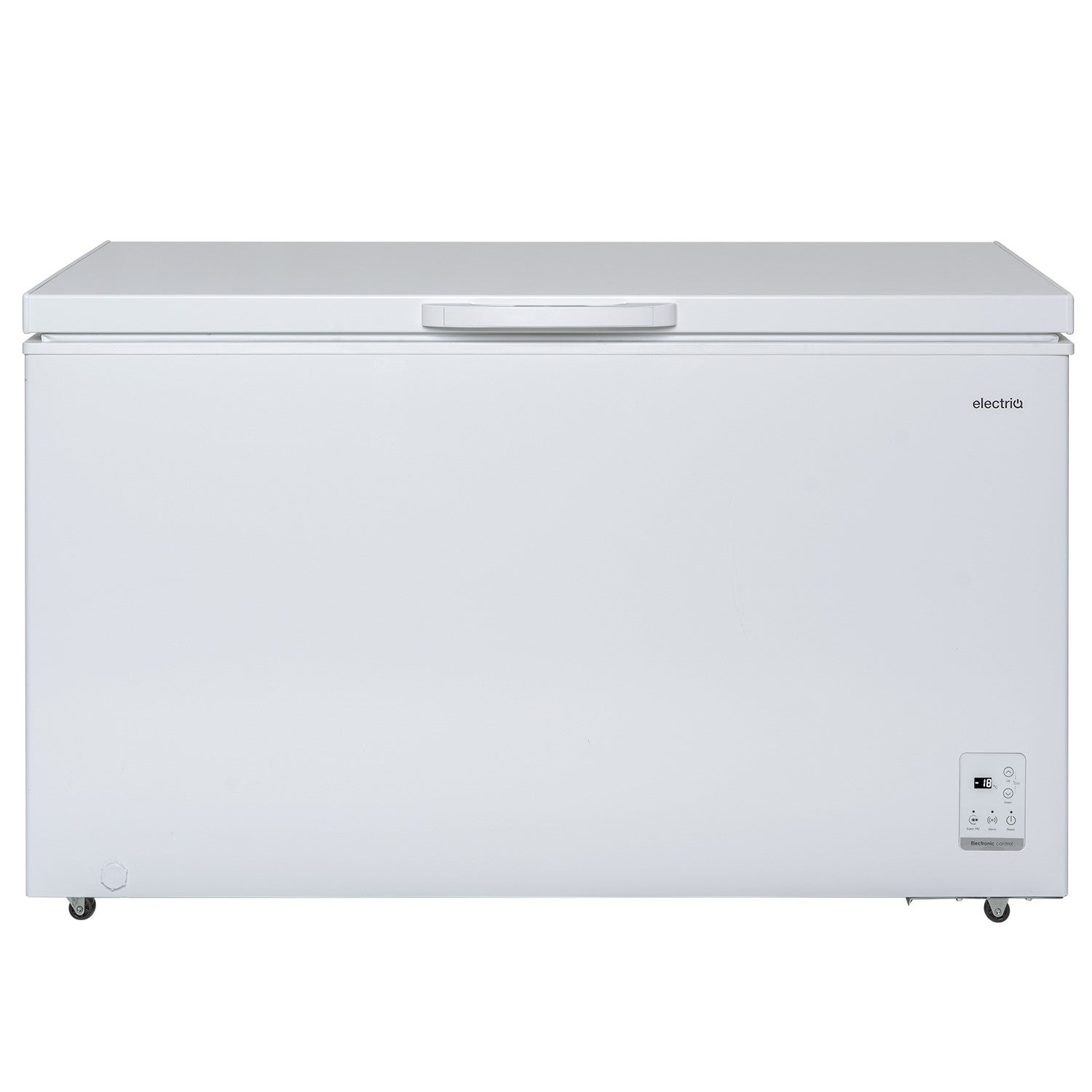 electriQ 400 Litre Chest Freezer - White