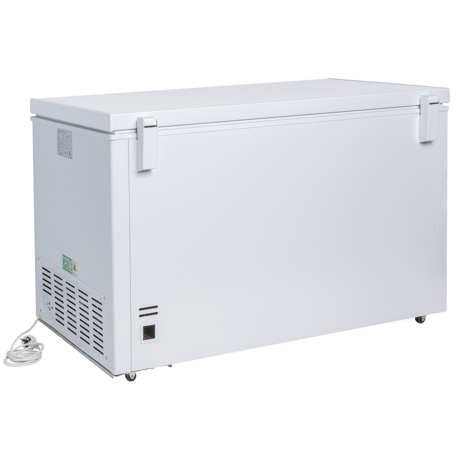 electriQ 400 Litre Chest Freezer - White