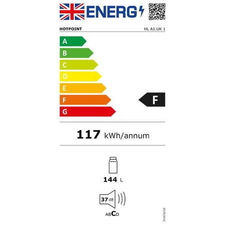 Hotpoint 144 Litre Under Counter Integrated Fridge