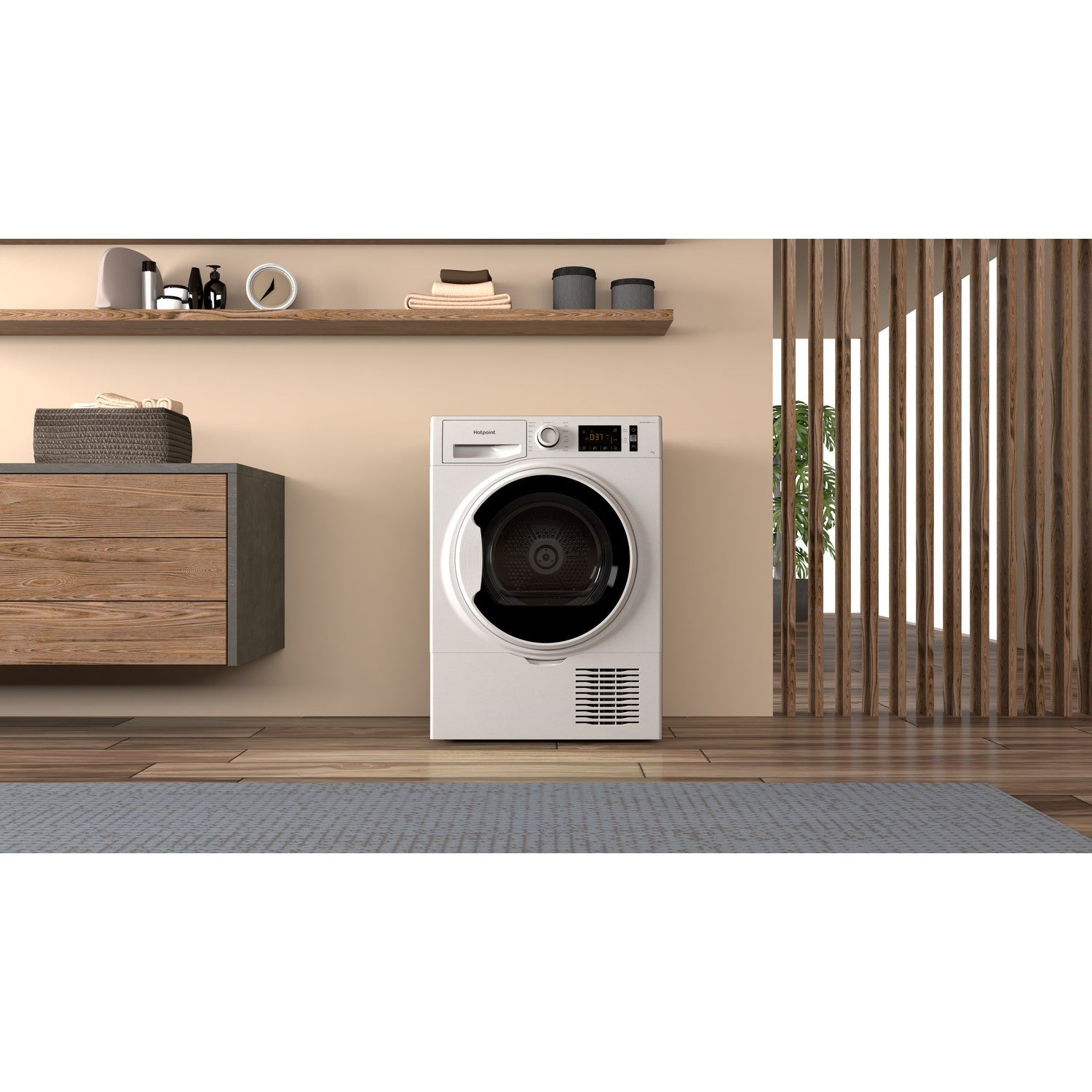 Hotpoint 9kg Freestanding Condenser Tumble Dryer - White