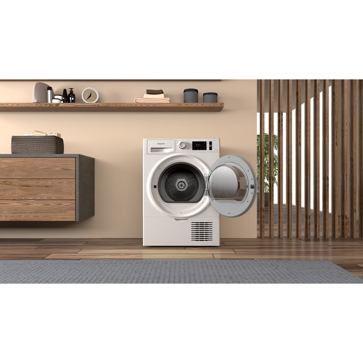 Hotpoint 9kg Freestanding Condenser Tumble Dryer - White