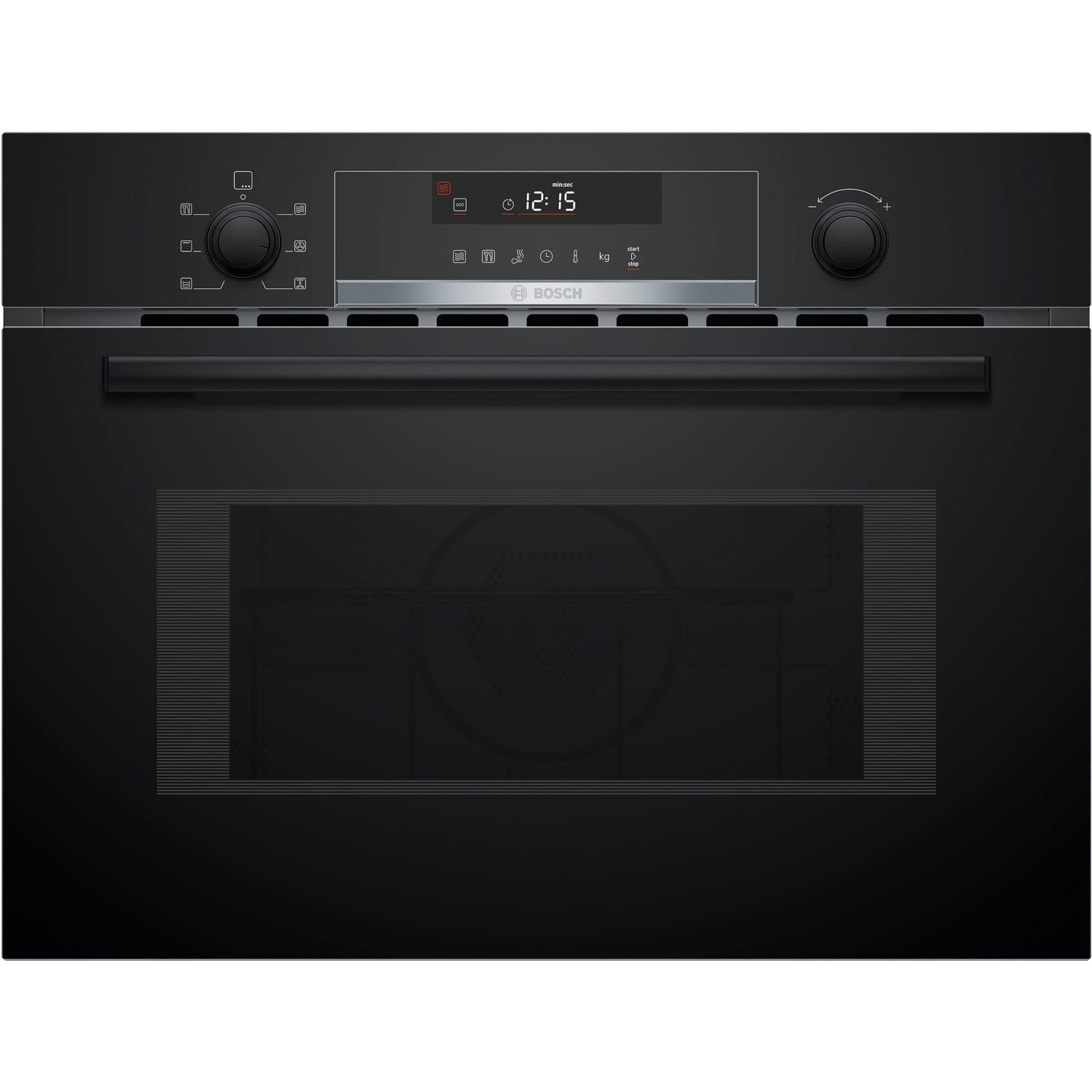 Bosch CMA585GB0B Series 6 Built-In Compact Combination Microwave Oven - Black