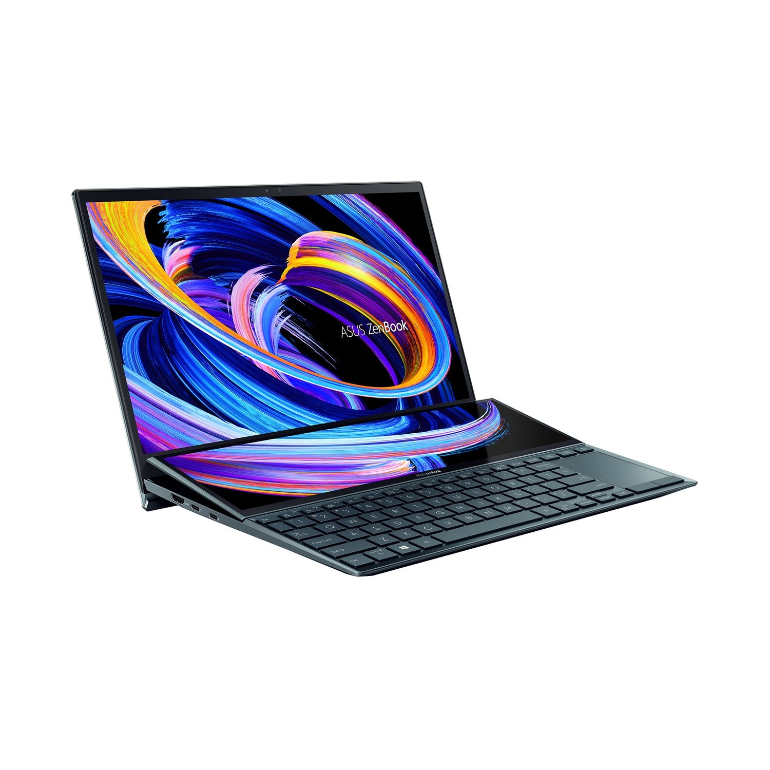 Refurbished Asus ZenBook Duo 14 Core i7-1165G7 16GB 32GB Intel Optane 512GB 14 Inch Windows 11 Touchscreen Laptop