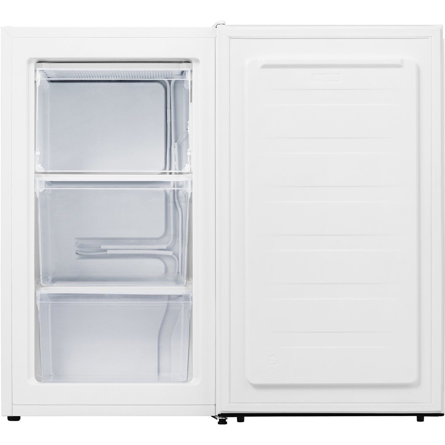 Fridgemaster 61 Litre Freestanding Under Counter Freezer - White