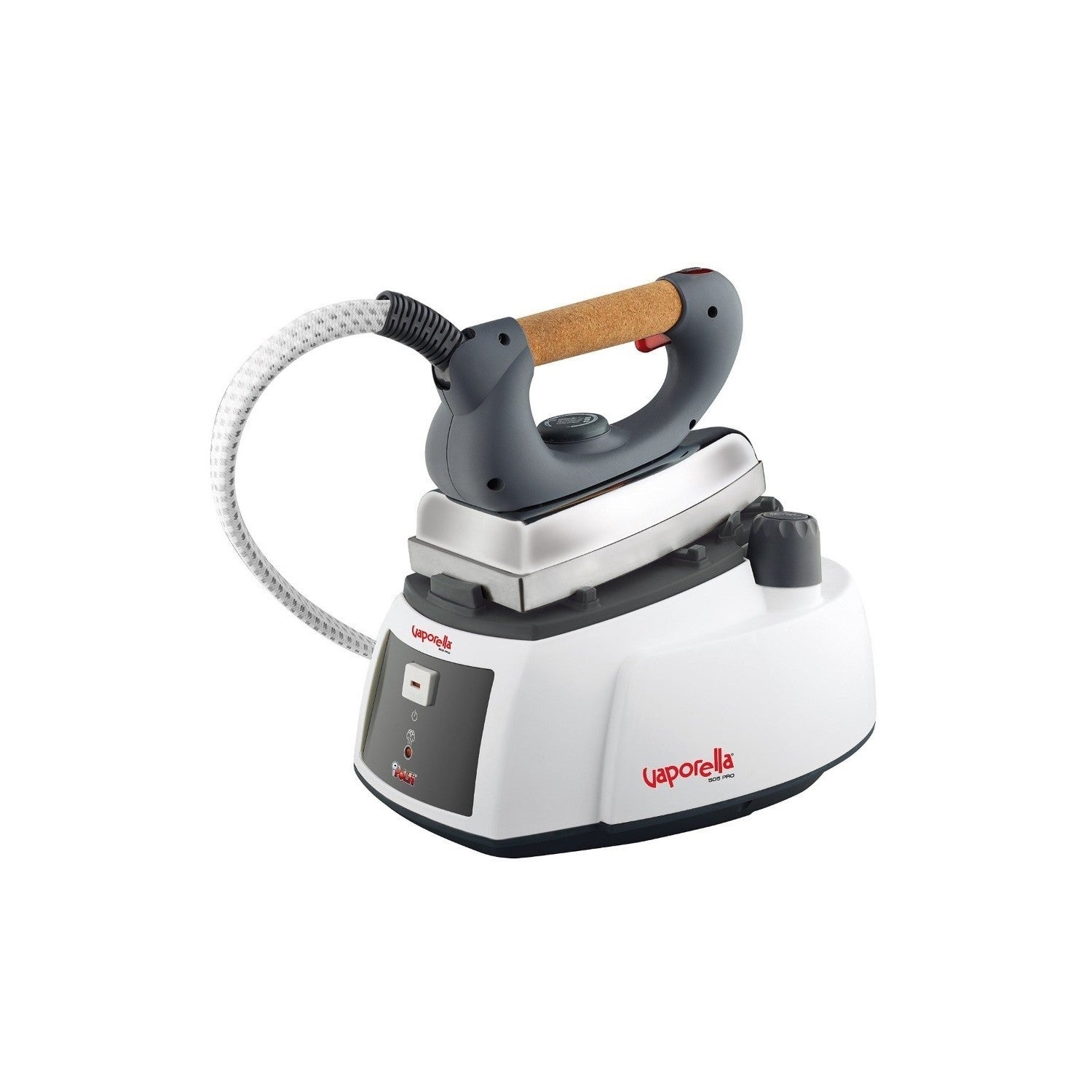 Polti VAPORELLAFOREVER505 Vaporella 505 Pro Steam Generator Iron - Grey and White