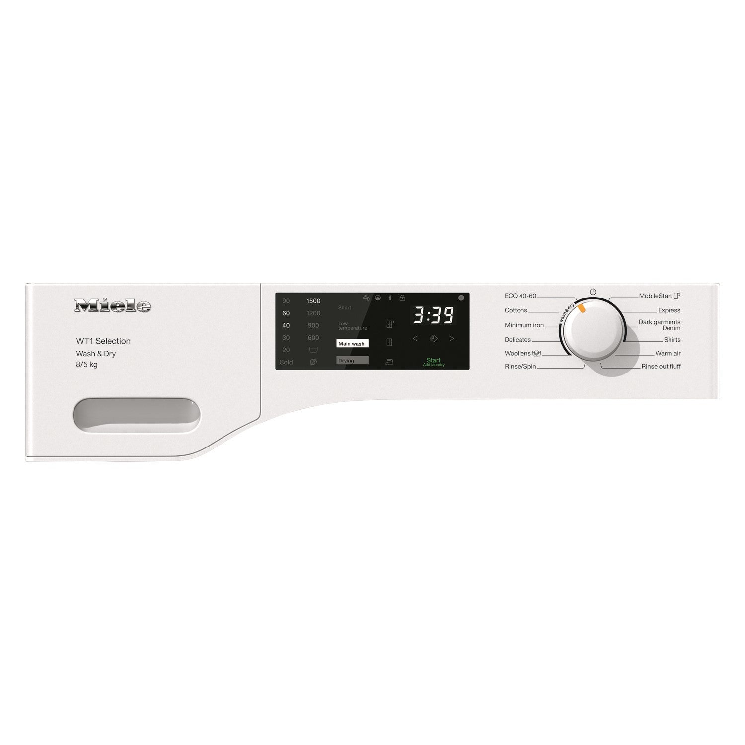 Miele 8kg Wash 5kg Dry Freestanding Washer Dryer - White