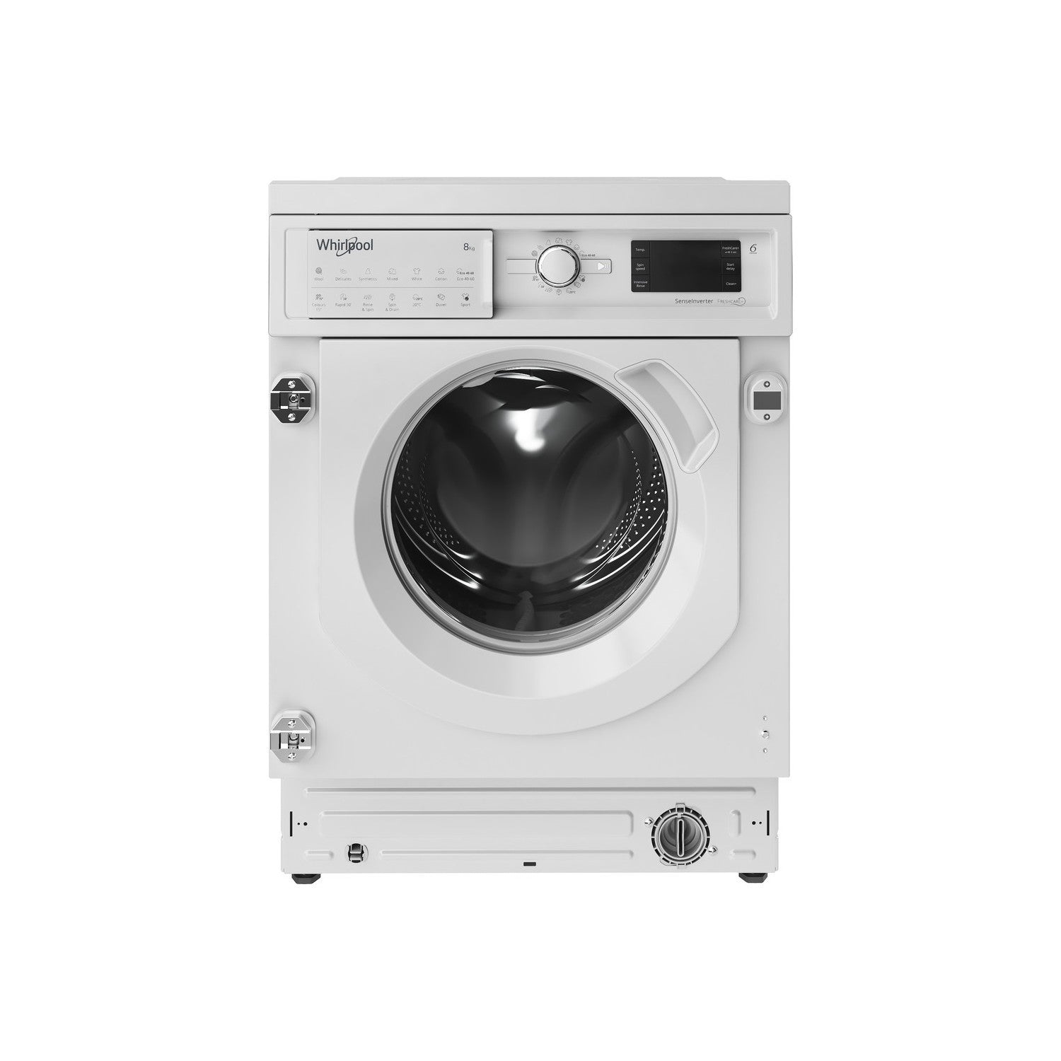 Whirlpool 8kg 1400rpm Integrated Washing Machine - White