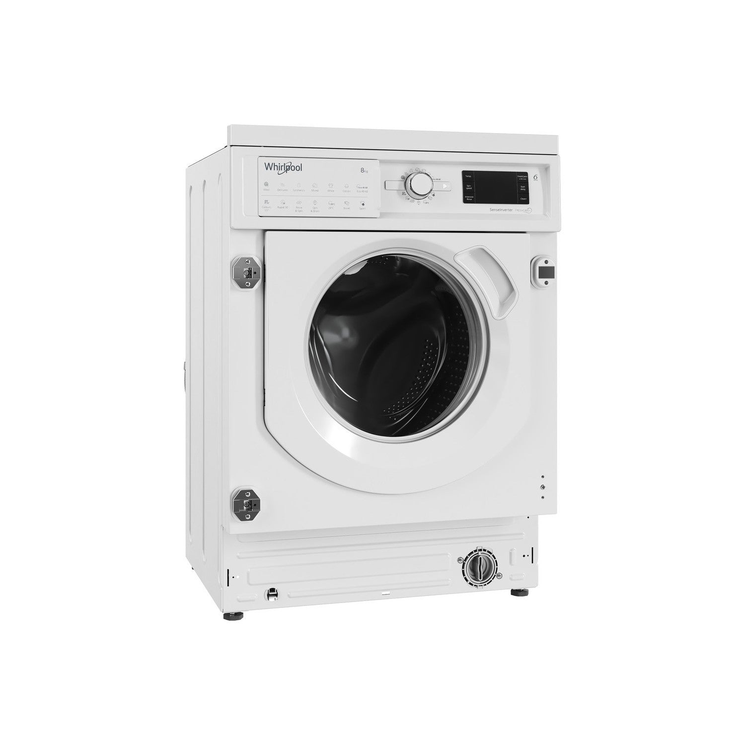 Whirlpool 8kg 1400rpm Integrated Washing Machine - White