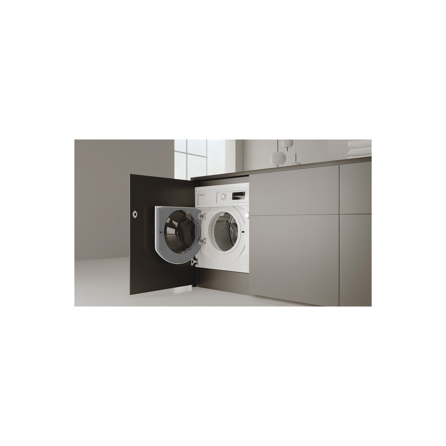 Whirlpool 8kg 1400rpm Integrated Washing Machine - White