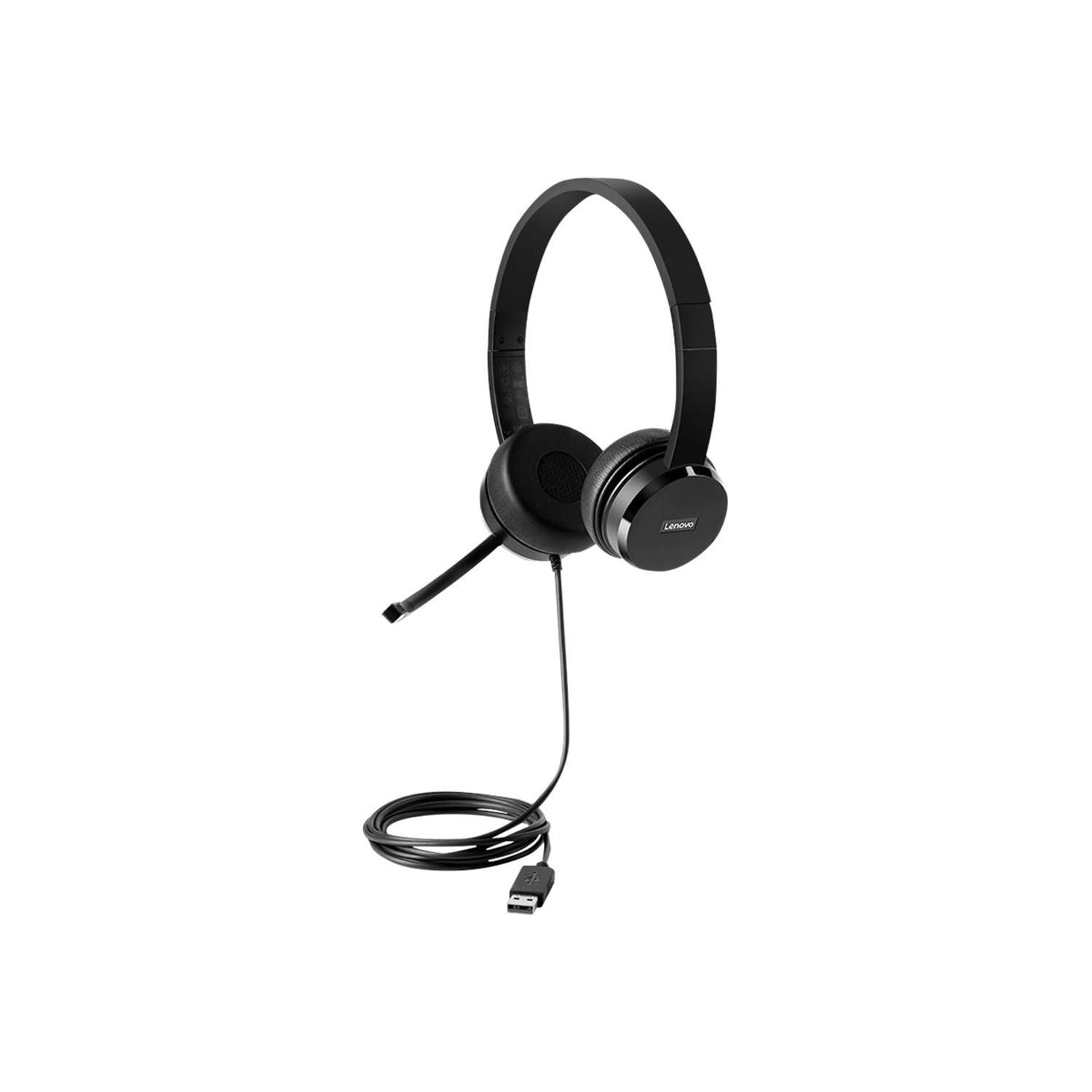 Lenovo Wired Essential Bundle with T210 15.6 Inch Laptop Bag Double Sided USB Headset with Microphone and Norton 360 Deluxe Internet Security