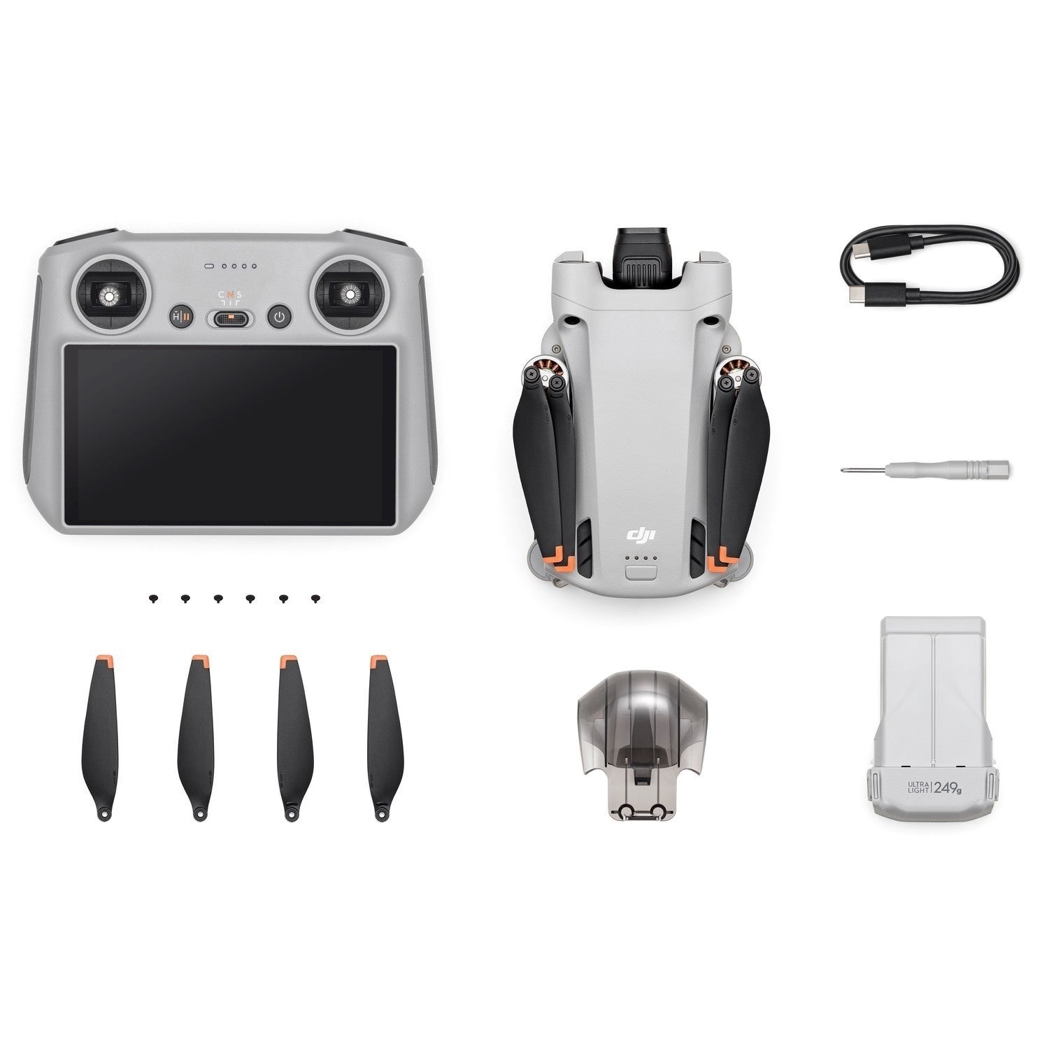 DJI Mini 3 Pro Drone with RC-1 Controller and DJI Mini 3 Pro Fly More Kit