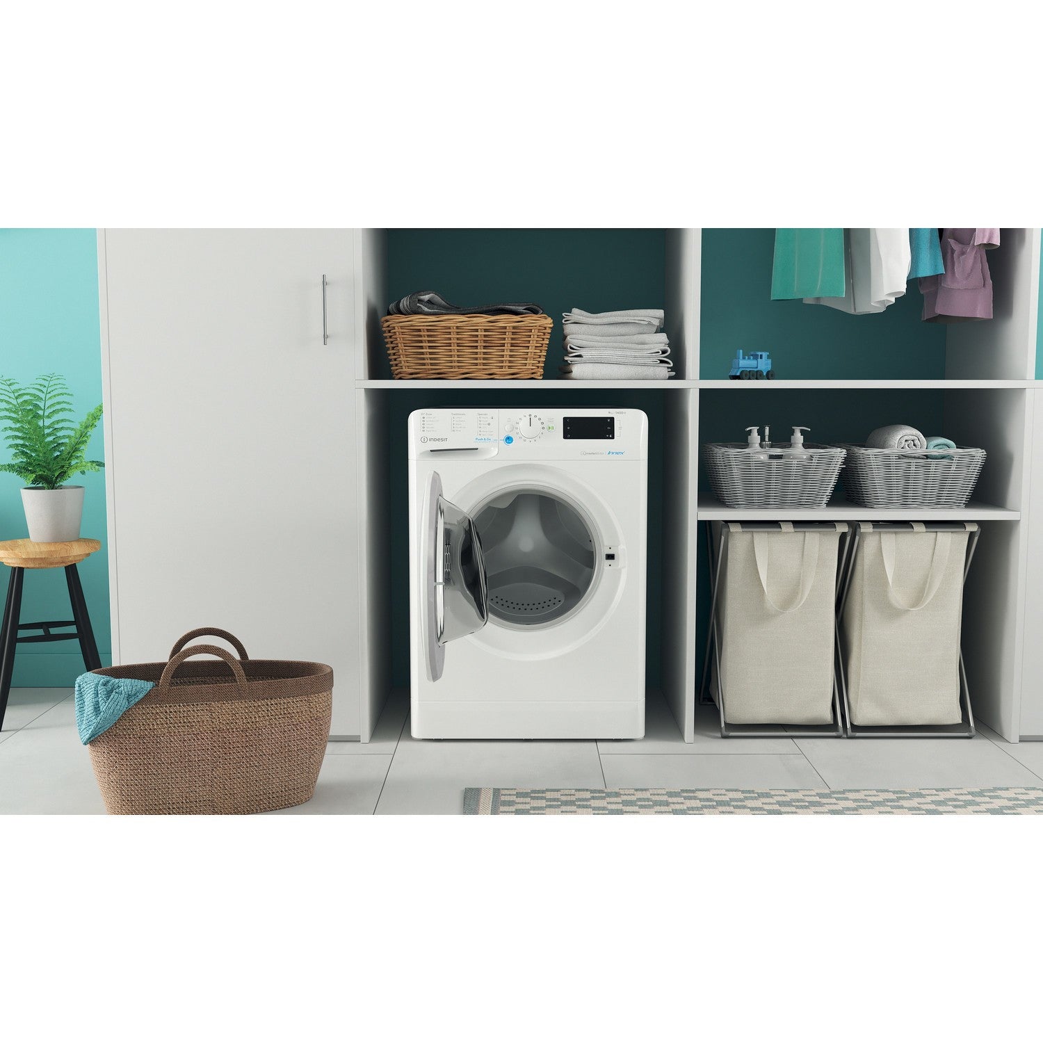 Indesit Innex 9kg 1400rpm Freestanding Washing Machine - White