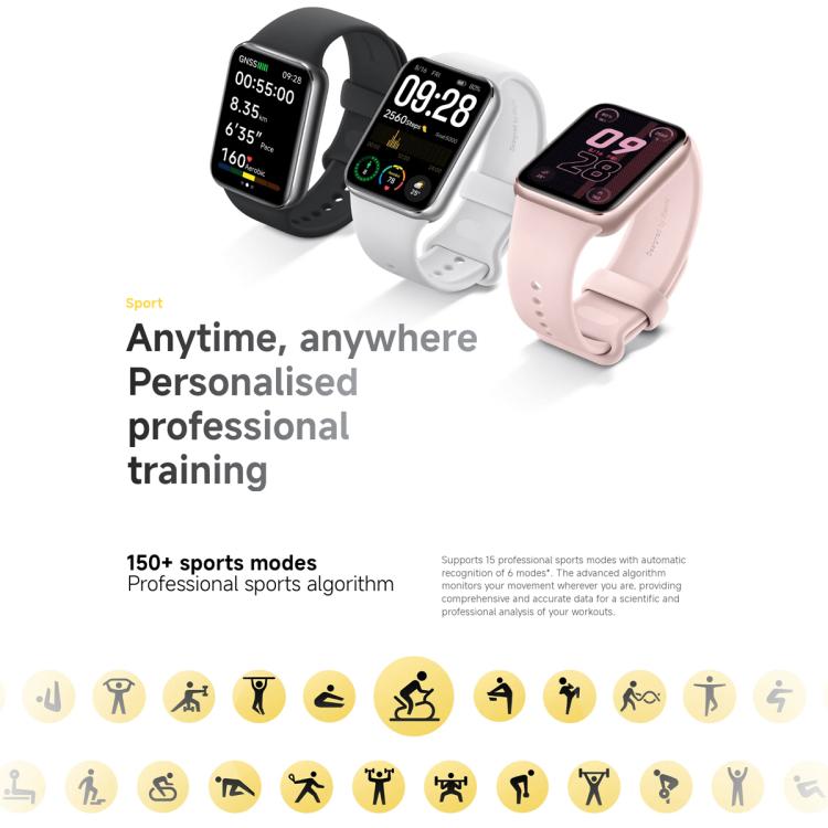 Original Xiaomi Smart Band 9 Pro Global 1.74 inch AMOLED Screen 5ATM Waterproof Smart Watch, Support Blood Oxygen / Heart Rate Monitor, Smart Band 9 Pro Global Pink, Smart Band 9 Pro Global Silver