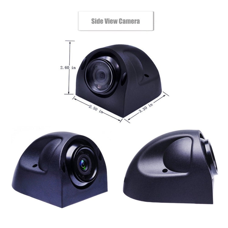 K0164 7 inch HD Car 18 IR Night Vision Rear View Backup Four Cameras Rearview Monitor, K0164