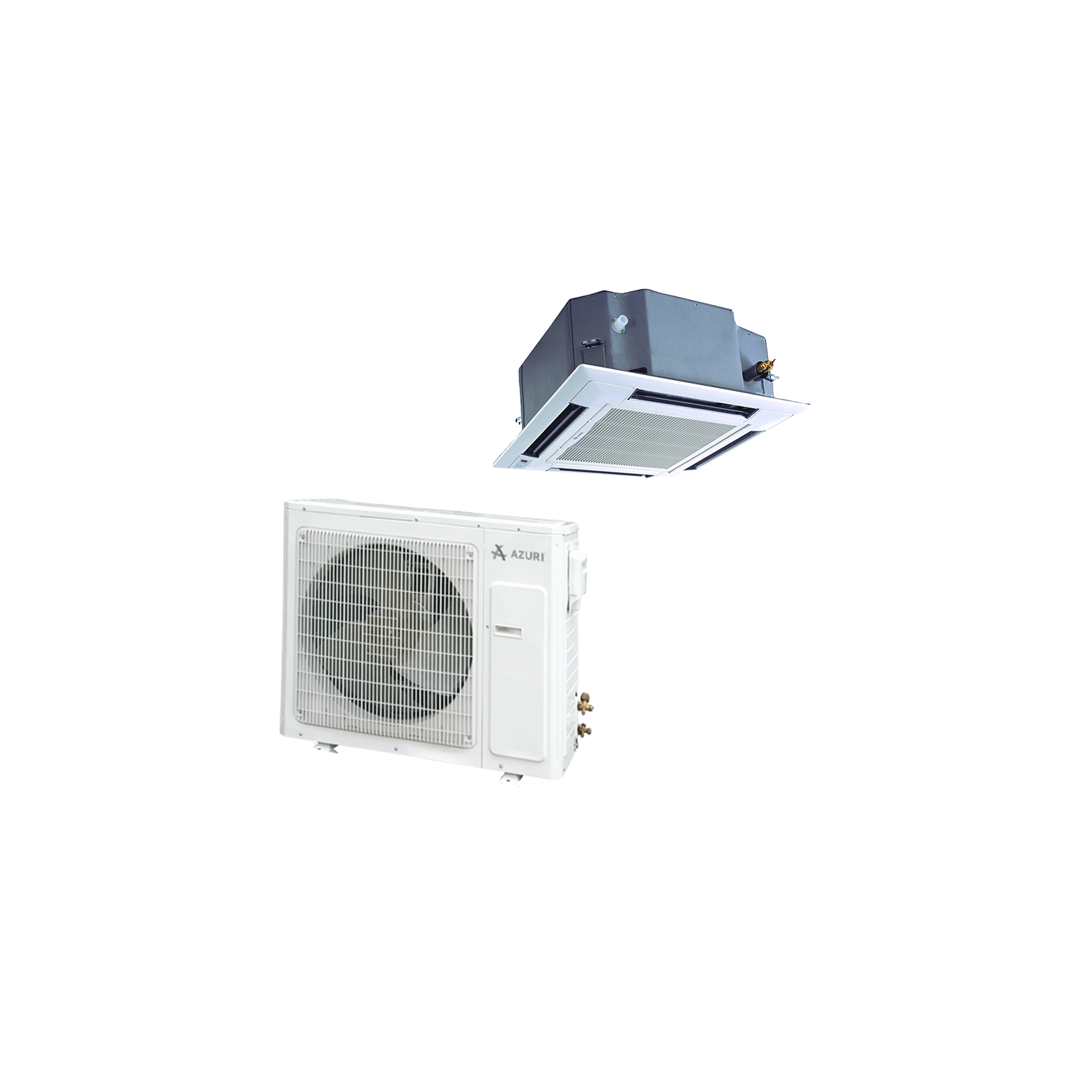 Azuri 18000 BTU Ceiling Cassette Air Conditioner with Heat Pump