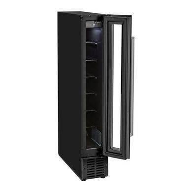 Candy 7 Bottle Capacity Single Zone Built in Wine Cooler - Black