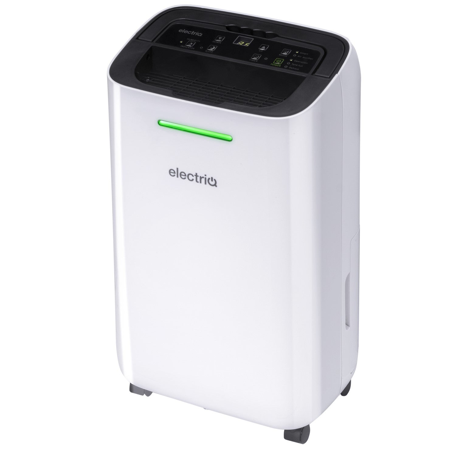 Refurbished electriQ 12 Litre Dehumidifier with Digital Humidistat and Air Purifier CD12P