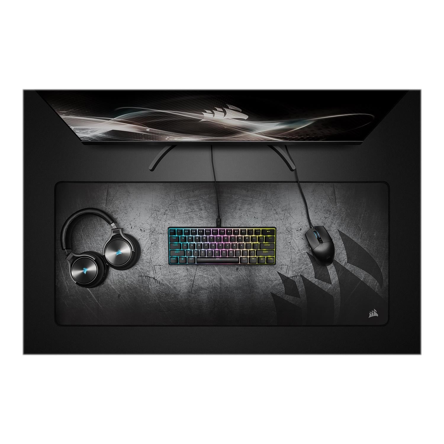 Corsair K65 MINI RGB Wired Mechanical Gaming Keyboard Black