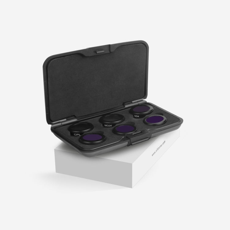 Sunnylife 6 in 1 HD MCUV + CPL + ND4 + ND8 + ND16 + ND32 Lens Filter Kit for DJI Mavic 2 / Zoom, MCUV+CPL+ND4+ND8+ND16+ND32