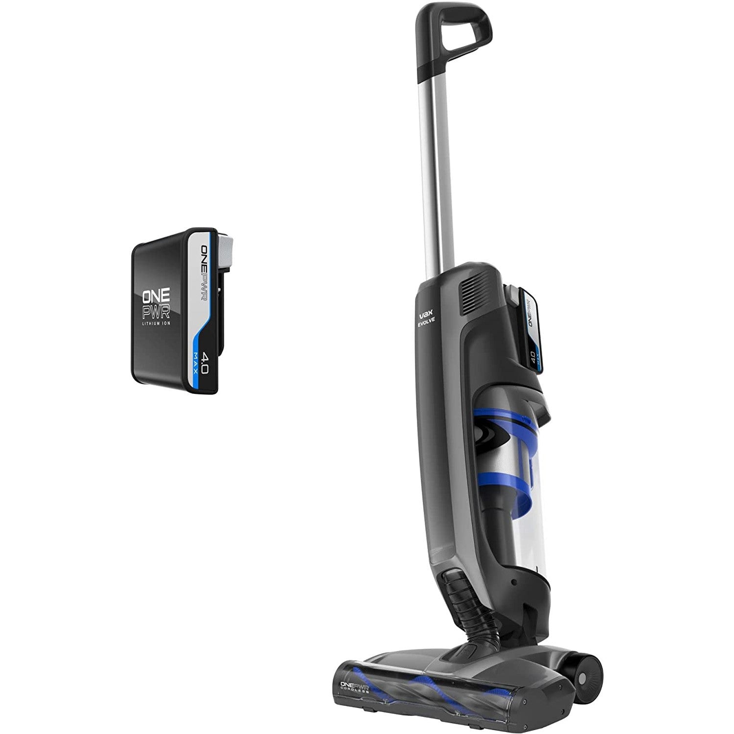 Vax ONEPWR Evolve Cordless Vacuum Cleaner - Grey & Blue