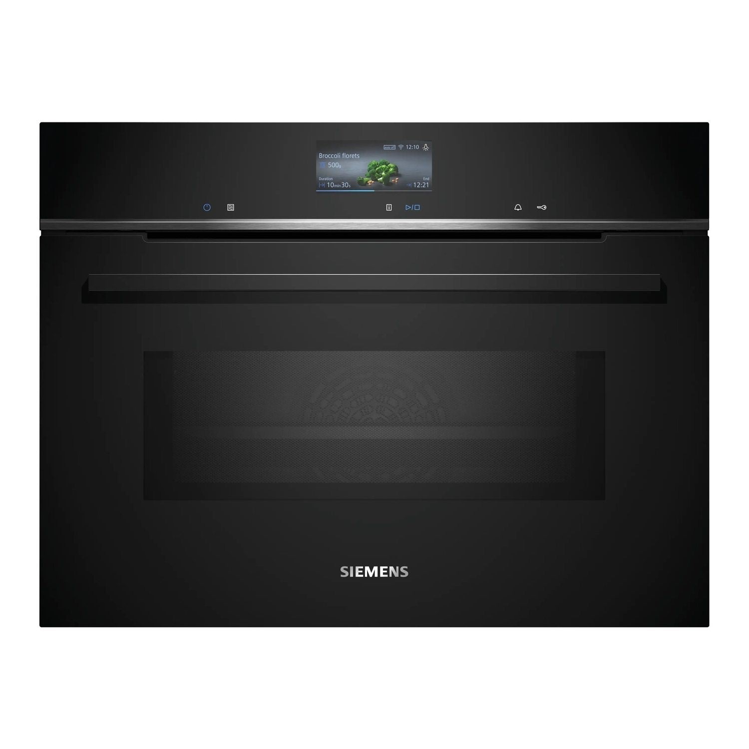 Siemens CM736G1B1B iQ700 Built-In 45L Combination Microwave Oven - Black