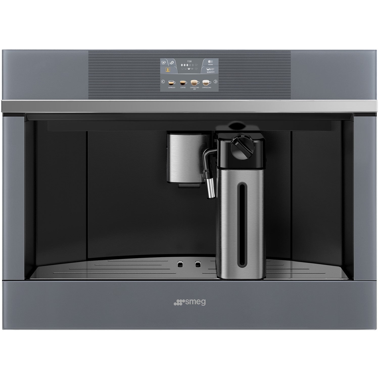 Smeg CMS4104S Linea Built-in Automatic Coffee Machine - Silver