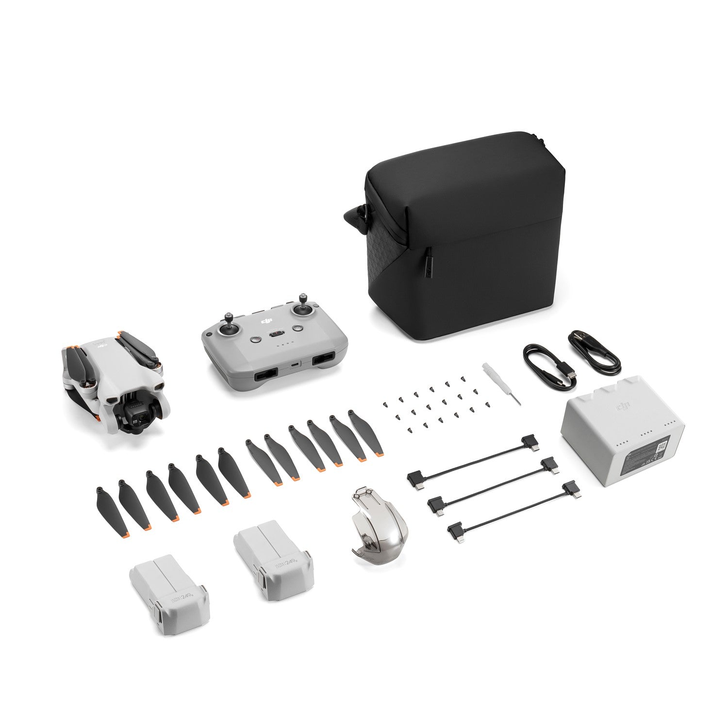 Box Opened DJI Mini 3 Fly More Combo with DJI RC-N1