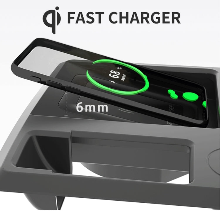 HFC-1054 Car Qi Standard Wireless Charger 15W / 10W Quick Charging for Audi Q3 2019-2022, Left Driving, HFC-1054