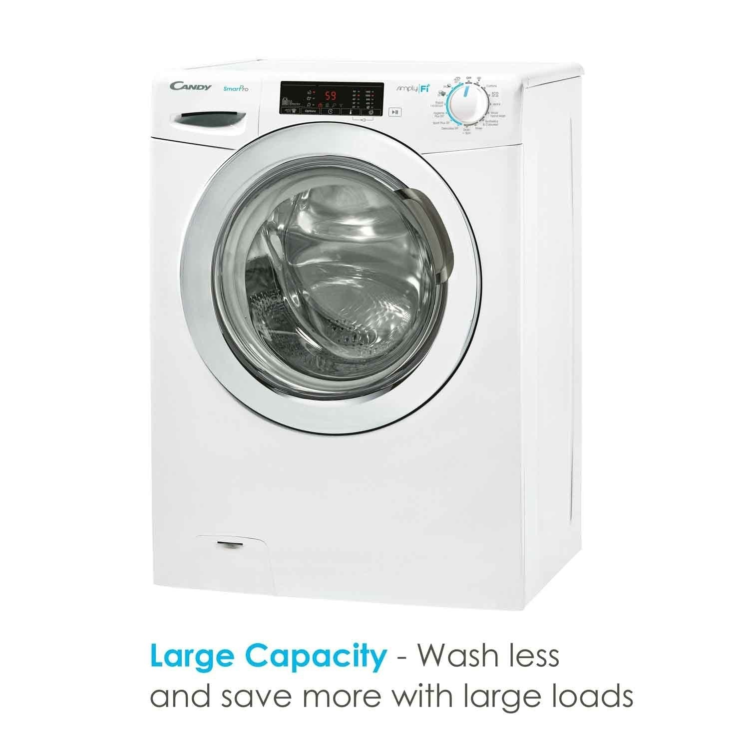Candy Smart Pro 10kg 1400rpm Freestanding Washing Machine - White