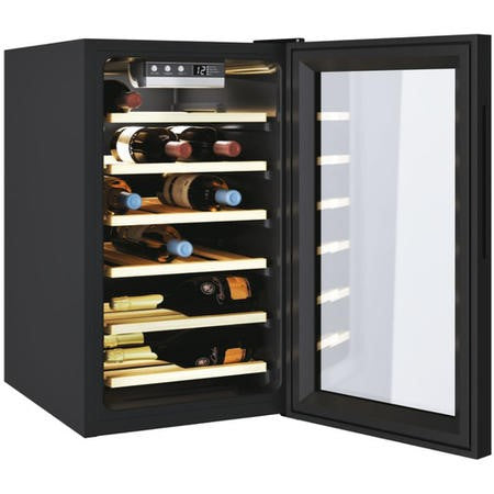Candy 21 Bottle Single Zone Wine Cooler - Black