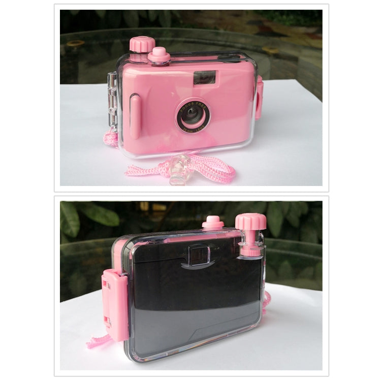 SUC4 5m Waterproof Retro Film Camera Mini Point-and-shoot Camera for Children, Pink, Baby Blue, White, Yellow, Black White