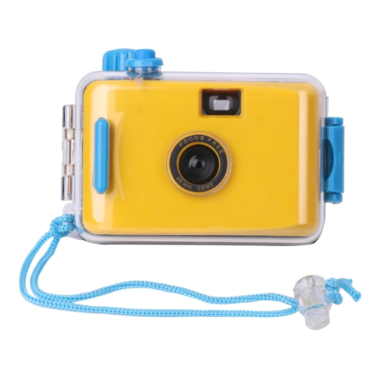 SUC4 5m Waterproof Retro Film Camera Mini Point-and-shoot Camera for Children, Pink, Baby Blue, White, Yellow, Black White