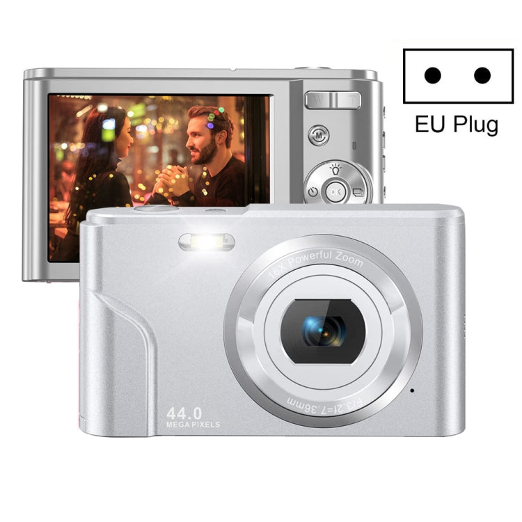 DC302 2.88 inch 44MP 16X Zoom 2.7K Full HD Digital Camera Children Card Camera, EU Plug, DC302, EU Plug