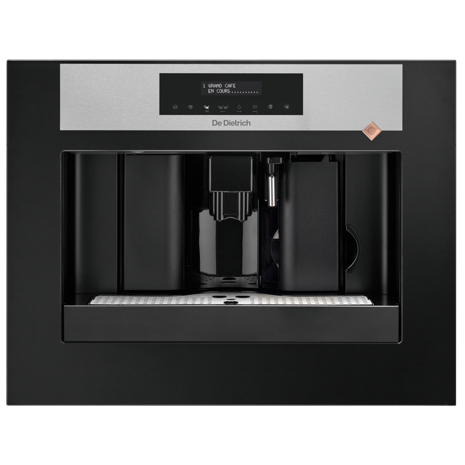 De Dietrich DKD7400X Built-in Automatic Coffee Machine - Platinum Steel