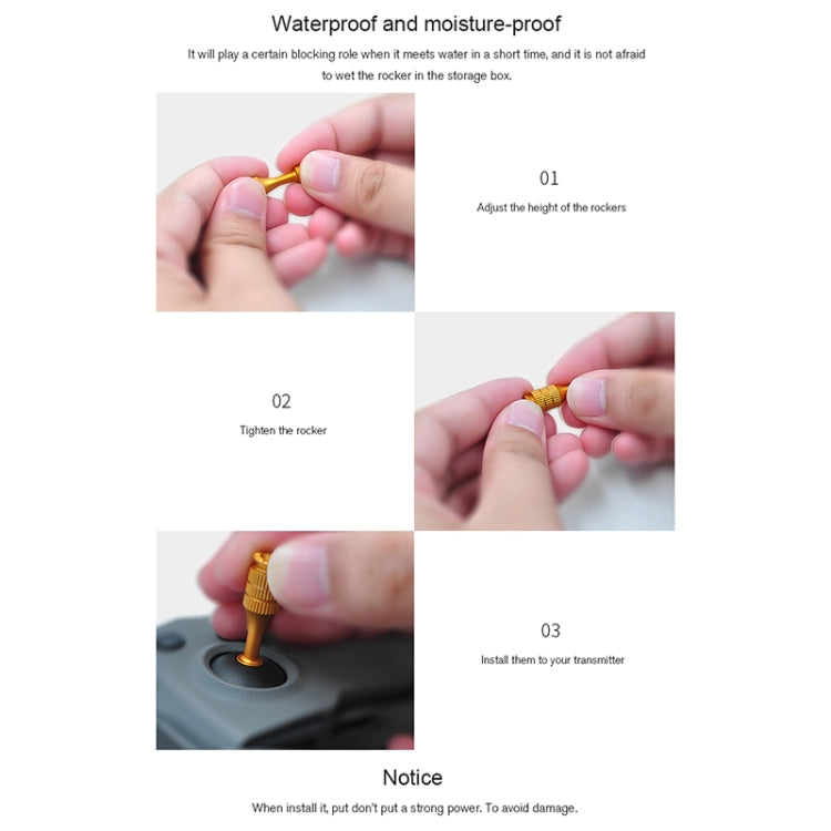 STARTRC 1106055 Drone Remote Control Retractable Adjustment Aluminum Alloy Rocker for DJI Mavic 2 Pro/Air/Mini, For DJI Mavic 2 Pro